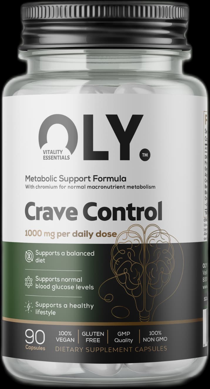 Oly - Crave Control - 1000 mg, 60 vegetabiliska kapslar – förpackning