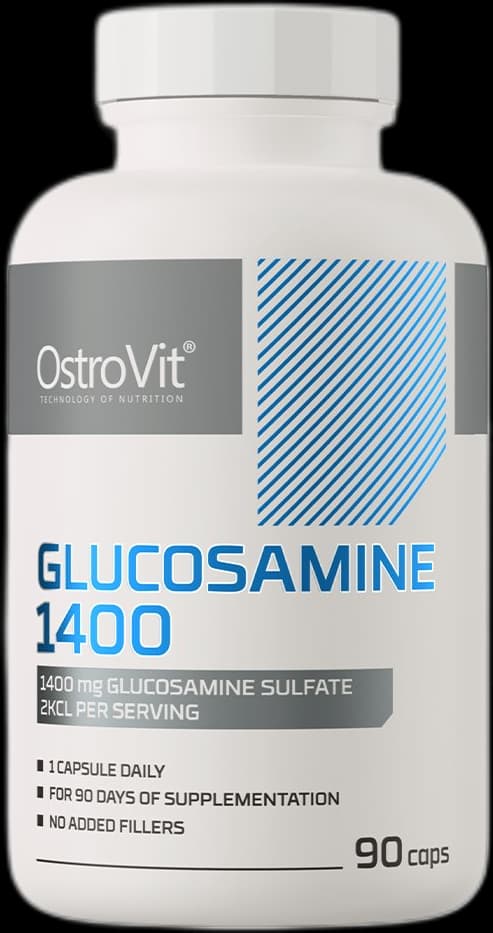 OstroVit - Glukosamin 1400 - 90 kapslar – förpackning